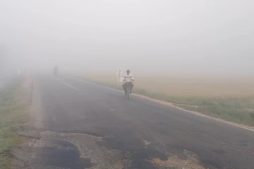 கந்தளாயில் கடும் பனிமூட்டம்: மக்களின் இயல்பு வாழ்க்கை பாதிப்பு