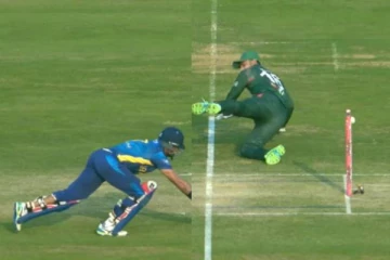 ஸ்டம்பை பார்க்காமல் தோனியை விட மிரட்டலாக ரன்அவுட் செய்த விக்கெட் கீப்பர்! மிரண்டுபோன இலங்கை வீரர் (வீடியோ)