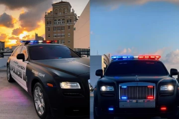 ரோல்ஸ் ராய்ஸ் காரில் ரோந்து செல்லும் அமெரிக்க பொலிஸார்; வாய் பிளக்கும் நெட்டிசன்ஸ்