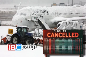 கடும் பனிப்பொழிவினால் விமானங்களை ரத்து செய்த நாடு