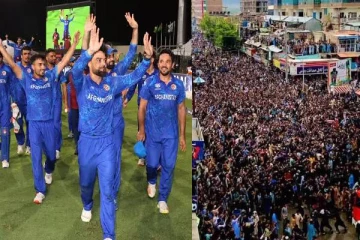 வரலாற்று சாதனை படைத்த ஆப்கான் அணி; வீதிகளில் திரண்டு மக்கள் கொண்டாட்டம் - viral video !