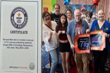 ஒரே ஆன்ட்டில் 777 திரைப்படங்கள் பார்த்து கின்னஸ் சாதனை - அந்த படத்தை 47 முறை பார்த்துள்ளாராம்!