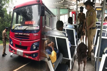 மன்னார் - மதவாச்சி பிரதான வீதியில் பொலிஸார் திடீர் சோதனை