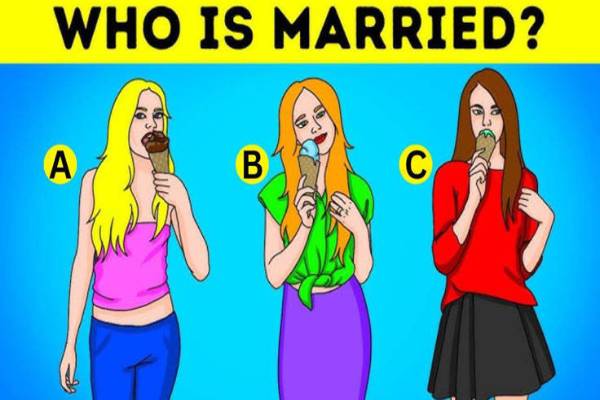 IQ Test: இவர்களில் யார் திருமண செய்தவர்? 5 வினாடிகளில் கண்டுபிடிங்க | Brain Teaser Who Is Married