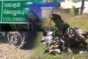 சிமெந்து ஏற்றிச் சென்ற பாரவூர்தியால் பலியான தந்தை மற்றும் மகன்