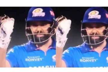 அவுட் கொடுத்த விரக்தியில் நடுவரை திட்டிய ரோகித்சர்மா! கமெராவில் பதிவான வீடியோ காட்சி