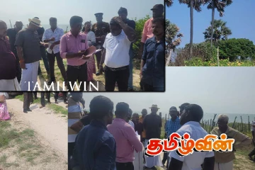 யாழில் தனியார் காணி ஒன்றை கைப்பற்றும் கடற்படையினரின் நடவடிக்கையை தடுத்த பொதுமக்கள்