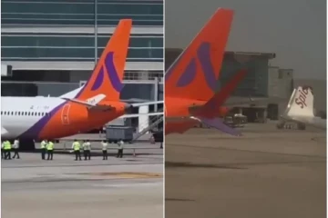 ஒன்றுக்கொன்று மோதி கொண்ட விமானங்கள் ; இந்தியாவில் பரபரப்பை ஏற்படுத்திய சம்பவம்