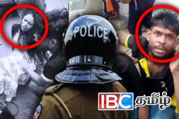 நடுவீதியில் மனைவியை கொடூரமாக தாக்கிய கணவன்..! வைரலாகும் காணொளி