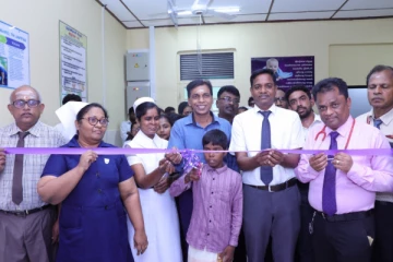 யாழ் போதனா வைத்தியசாலையின் குழந்தை மருத்துவ விடுதி புதிய கட்டடத்தில்