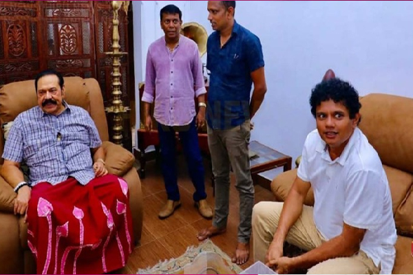 சஜித்தின் எம்பிக்களும் மகிந்தவை பார்க்க படையெடுப்பு | Hesha And Dilip Visit Mahinda In Tangalle