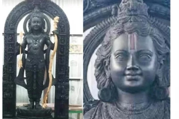 அயோத்தி: கருவறையில் குழந்தை ராமர்; தங்க வில்-அம்பு - முதல்முறை புகைப்படம் வெளியீடு!