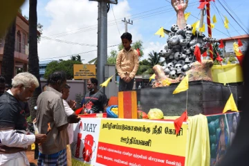 மன்னாரை வந்தடைந்தது முள்ளிவாய்க்கால் நினைவேந்தல் ஊர்தி!