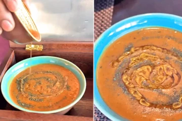 தங்கம் கலந்த பருப்பு குழம்பு: என்ன விலை தெரியுமா..!