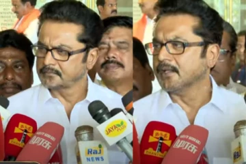 மனைவியிடம் கேட்கலாம் யாரை கேட்பது..? விமர்சனங்களுக்கு சரத்குமார் பதிலடி