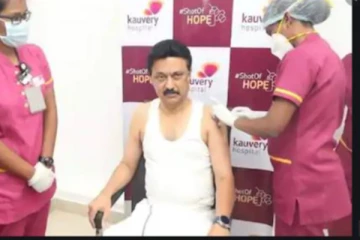 கொரோனா தடுப்பூசி போட்டுக்கொண்டார் மு.க ஸ்டாலின்