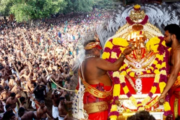 ஸ்ரீமாமாங்கேஸ்வரர் ஆலயத்தின் திராவிட முகப்புத்திர சிற்ப தேர் உற்சவம்(Video)