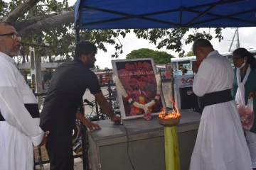 மன்னாரில் முள்ளிவாய்க்கால் நினைவேந்தல் அனுஷ்டிப்பு (Video)