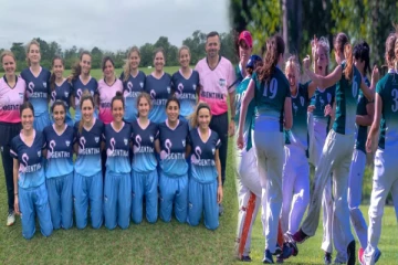 1 சிக்ஸர் கூட அடிக்காமல் 20 ஓவரில் 427 ரன்கள் - மகளிர் கிரிக்கெட் அணி உலக சாதனை!