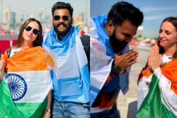 FIFA உலகக் கோப்பை: கத்தாரில் இந்திய கொடியை அணிந்துகொண்ட அர்ஜென்டினா பெண்! வைரல் வீடியோ