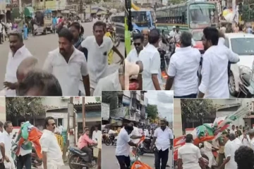 தமிழகம் முழுவதும் வெடித்துள்ள ஆர்ப்பாட்டம்! காங்கிரஸ் கட்சியினர் மீது திமுகவினர் தாக்குதல் - மயிலாடுதுறையில் பரபரப்பு