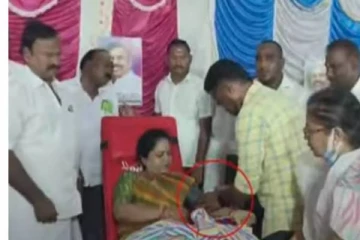 ரத்த தானம் கொடுப்பது போல நடித்த அதிமுக செயலாளர்.., அவர் கொடுத்த விளக்கம்