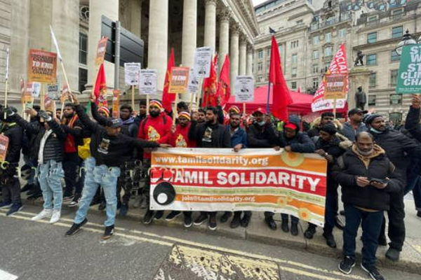 லண்டனில் இலங்கை ஜனாதிபதிக்கு எதிராக போராட்டம் | Protest Against The Sri Lankan President In London