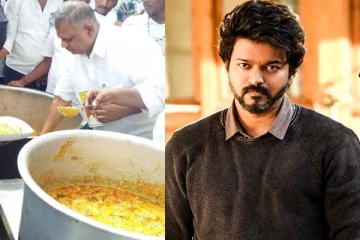 காலில் விழுந்த ரசிகர்கள் ! கோபத்தில் நிர்வாகியை அழைத்து எச்சரித்த தளபதி விஜய்..