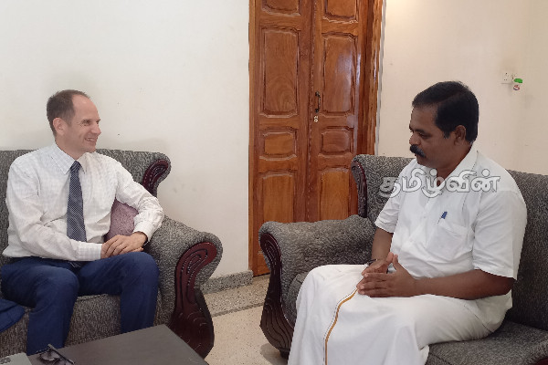 ஈழத்தமிழர்களின் நலன்சார் செயற்பாடுகள் குறித்து கனேடிய உயர்ஸ்தானிகரை சந்தித்தார் சிறீதரன் (Video) | Sritharan Mp Met Canadian High Commissioner