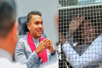 பலத்த பாதுகாப்புக்கு மத்தியில் மீண்டும் நீதிமன்றில் முன்னிலையான நாமல் ராஜபக்ச