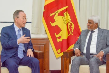 பசுமைப் பொருளாதார முயற்சிகளுக்கு பான்கீ மூன் ஆதரவு : அமைச்சர் நஸீர் அஹமட் (Photos)