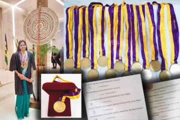 “13 தங்க பதக்கம்” இலங்கை தமிழ்பெண் தர்ஷிகா சாதனை