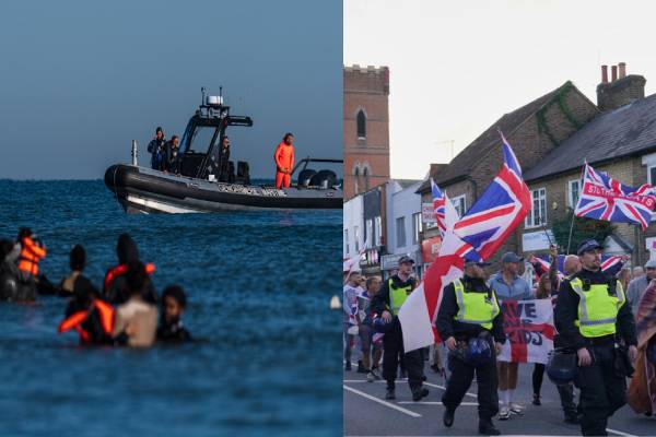புலம்பெயர்வோருக்கு தொந்தரவு கொடுக்கிறார்கள்... பிரித்தானிய அமைப்பு மீது புகார் | British Far Right Activists Harass Calais Migrants புலம்பெயர்வோருக்கு தொந்தரவு கொடுக்கிறார்கள்... பிரித்தானிய அமைப்பு மீது புகார் | British Far Right Activists Harass Calais Migrants
