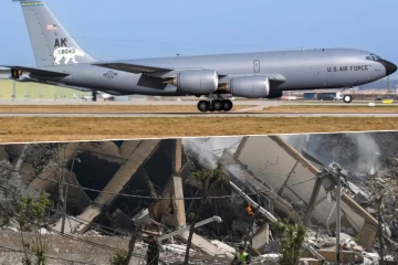 விழுந்து நொருங்கிய அமெரிக்க விமானம் - மீட்பு பணிகள் தீவிரம்