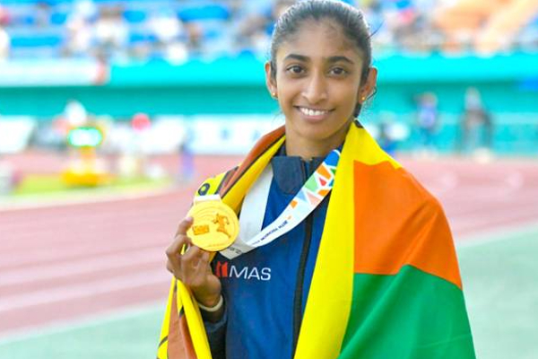 தங்கப் பதக்கத்தை வென்ற மாணவியை தொலைபேசியில் வாழ்த்திய ஜனாதிபதி ரணில் | Asian Games Ranil Congrats Gold Medal Won Student