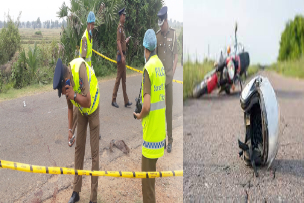 மோட்டார் சைக்கிள் - கார் மோதி கோர விபத்து..! இருவர் உயிரிழப்பு | Accident 22 Year Old Woman And 35 Year Old Man