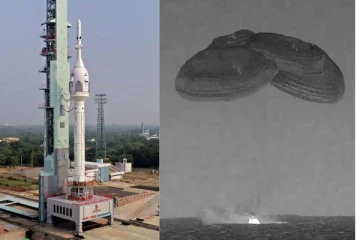 கடலில் இறக்கப்பட்ட ககன்யான் மாதிரி விண்கலம் - மீட்ட கடற்படை