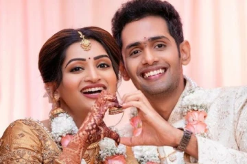 கோலாகலமாக நடந்து முடிந்த நடிகை நக்‌ஷத்ராவின் திருமணம்.. வெளிவந்த அழகிய புகைப்படங்கள்