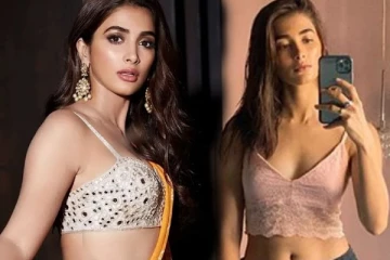 கவர்ச்சி உடை அணிந்து இளசுகளை சீண்டும் பூஜா ஹெக்டே.. ஹாட் கிளிக்ஸ்