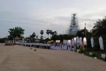 யாழ். தையிட்டி விகாரையில் வெசாக் தின வழிபாடுகள் தீவிரம்..!