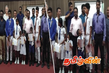 கிளிநொச்சியில் மாணவர்களுக்கான கண்ணிவெடி விழிப்புணர்வு சித்திரப் போட்டி