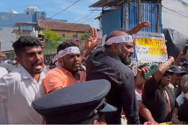 ரணிலுக்கு ஆதரவான போராட்டத்தில் பொலிஸாரை தாக்கியவர் கைது | Ranil Wickremesinghe Arrested Colombo Protest