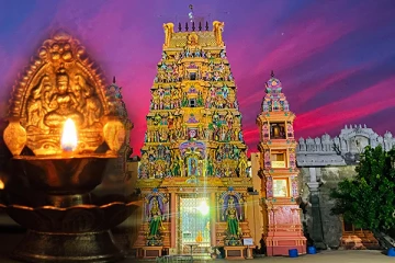 நந்திக்கடல் தண்ணீரில் எரியும் விளக்கு! சிங்கள மக்களும் வழிபடும் அம்மன் ஆலயம் (Photos)