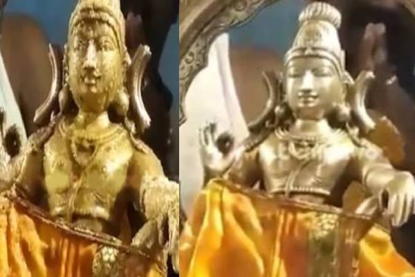திடீரென்று கண் திறந்த ஐயப்பன் சிலையால் பரபரப்பு - வைரல் வீடியோ - தமிழ்நாடு