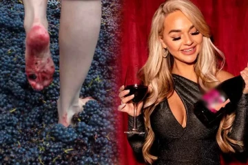 மாடல் அழகியின் வெறும் கால்களால் மிதித்து தயாரிக்கப்படும் ஒயின் - இவ்வளவு விலையா..?