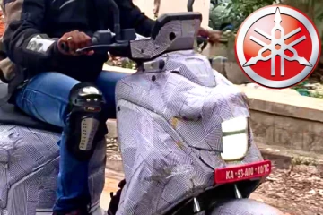 யமஹாவின் முதல் மின்சார ஸ்கூட்டர் - இந்தியாவில் சோதனை ஓட்டத்தில் தென்பட்ட புகைப்படம்