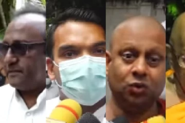 “..බැලූ බැල්මට පේනවා එහෙම එකක්..මින් ඉස්සරහාට වුණොත්...” - අගමැති ඇතුළු පිරිස් ජනපති නිවසට ඇවිත් ගිය හැටි ! රෑ දනියල් දවල් මිගෙල් පොලිස් ඇමති ! මාධ්ය හමුවේ කියන කතා රැසක් මෙන්න...(VIDEO)