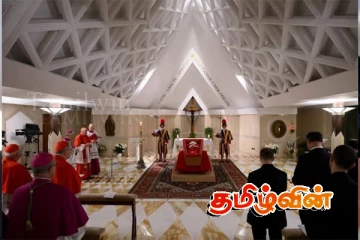 பரிசுத்த பாப்பரசர் பிரான்சிஸின் புகழுடல் தாங்கிய பேழை! காணொளி வெளியானது..