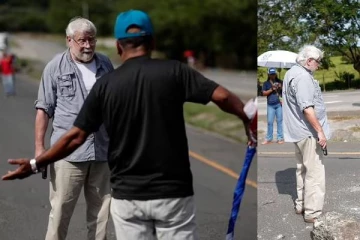 சாலையை மறித்த சுற்றுச்சூழல் ஆர்வலர்கள்..இரக்கமின்றி சுட்டுக்கொன்ற 77 வயது முதியவர்..அதிர வைத்த சம்பவம்