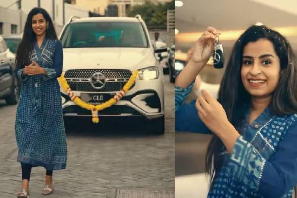 சொந்த உழைப்பில் சொகுசு கார்... புதிய தோற்றத்தில் அசத்தும் சூப்பர் சிங்கர் புகழ் சிவாங்கி! | Super Singer Sivaangi New Look Goes Viral